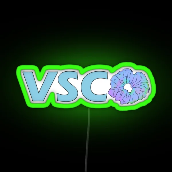 VSCO Srunchies RGB Neon Sign