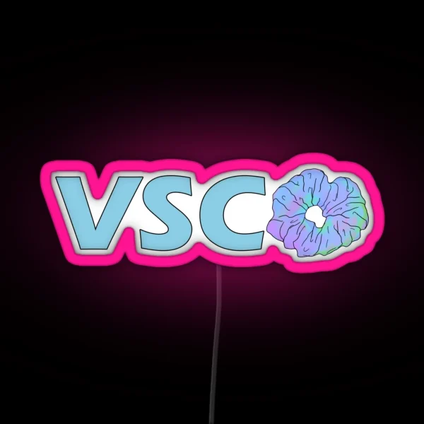 VSCO Srunchies RGB Neon Sign