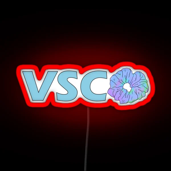 VSCO Srunchies RGB Neon Sign