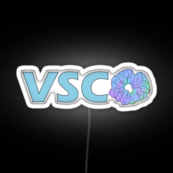 VSCO Srunchies RGB Neon Sign