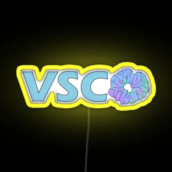 VSCO Srunchies RGB Neon Sign