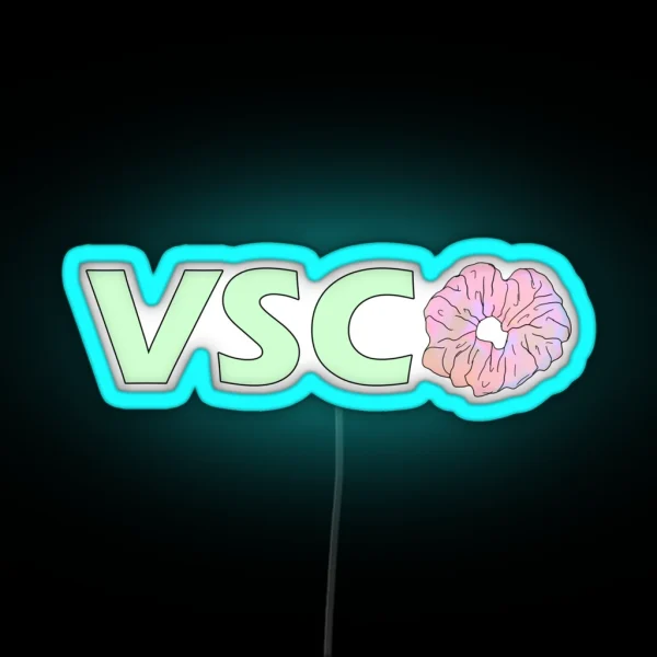 VSCO Srunchies RGB Neon Sign