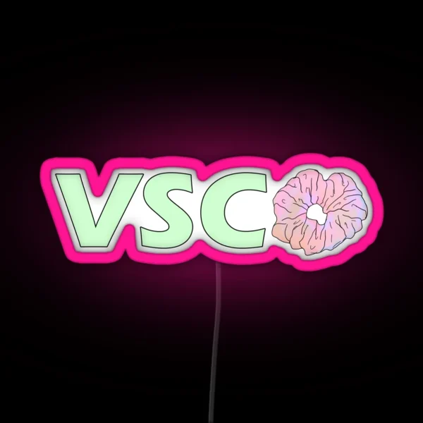VSCO Srunchies RGB Neon Sign