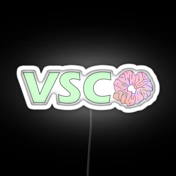 VSCO Srunchies RGB Neon Sign