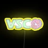 Vibrant RGB LED neon signs with compact Srunchie design display.