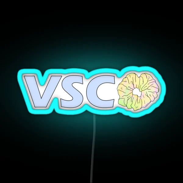 VSCO Srunchies RGB Neon Sign