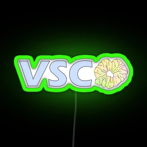 VSCO Srunchies RGB Neon Sign
