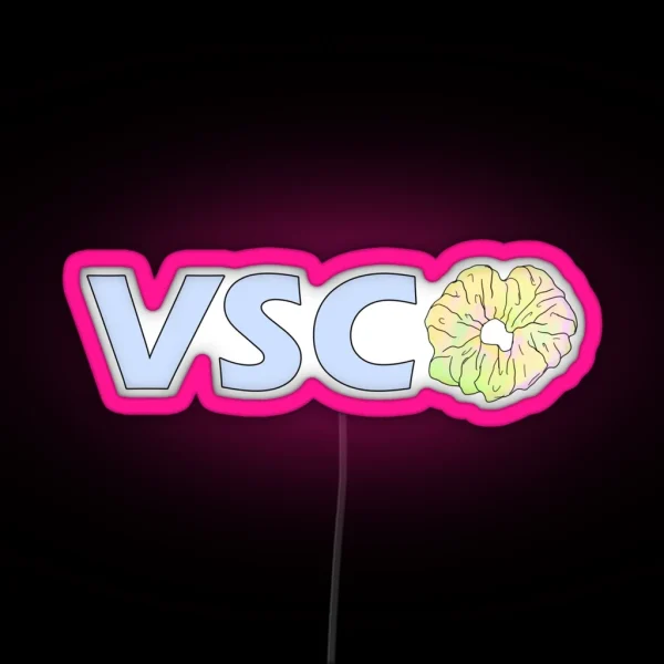 VSCO Srunchies RGB Neon Sign