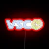 Neon RGB branding sign with fun, vibrant color scheme vibe.