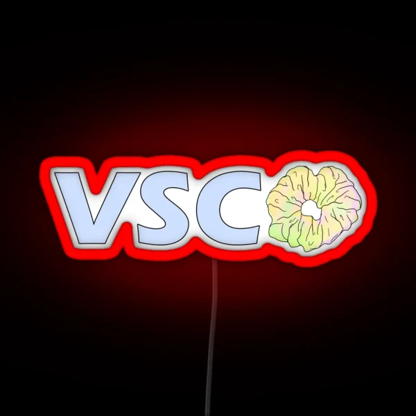 VSCO Srunchies RGB Neon Sign
