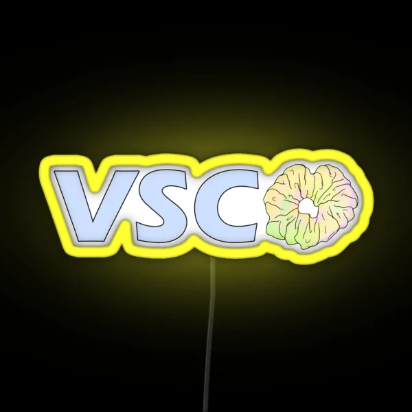 VSCO Srunchies RGB Neon Sign