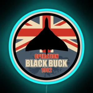 Vulcan Bomber Operation Black Buck 1982 RGB Neon Sign