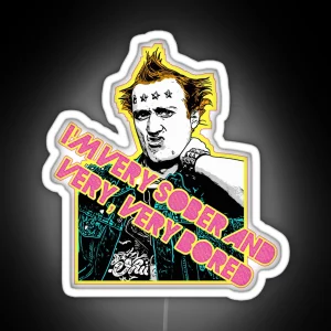 Vyvyan Young Ones 80s Tribute Punk Design RGB Neon Sign