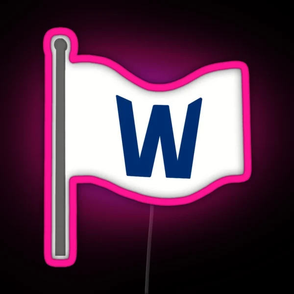 W Flag RGB Neon Sign