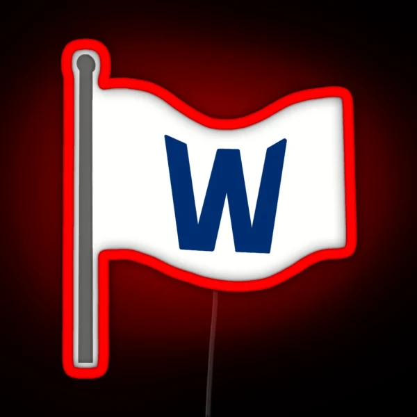 W Flag RGB Neon Sign