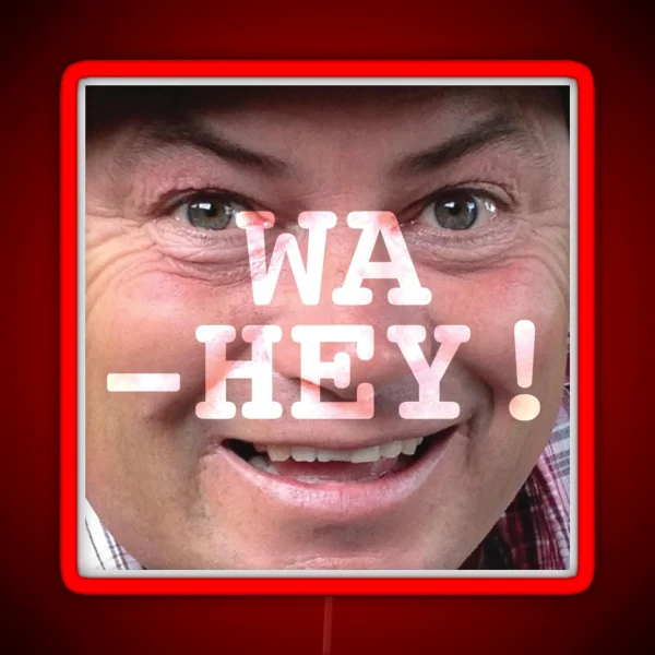 Wa Hey Wheeler Dealers Mike Brewer Tee RGB Neon Sign