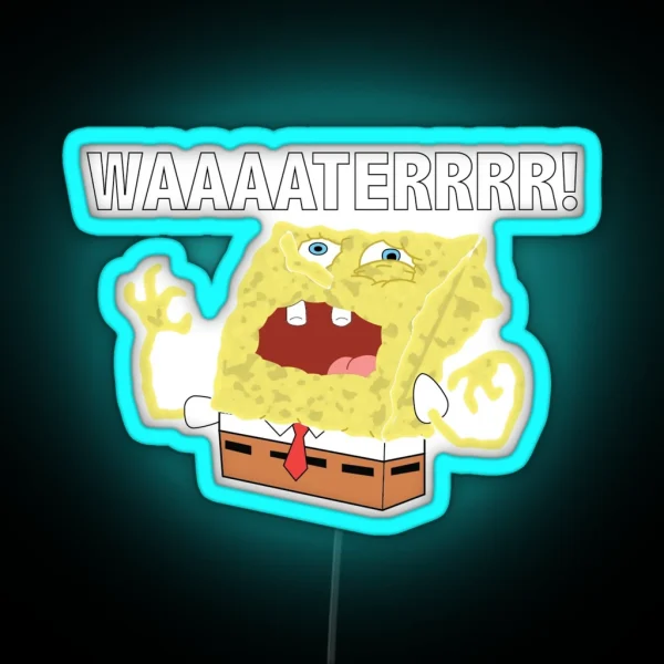 WAAAATERRRRRR RGB Neon Sign