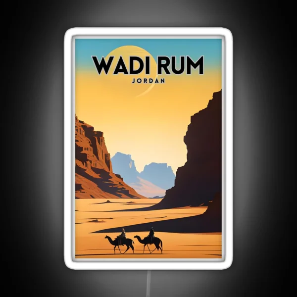 Wadi Rum Vintage RGB Neon Sign
