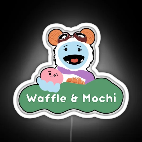 Waffle And Mochi Waffle Mochi RGB Neon Sign