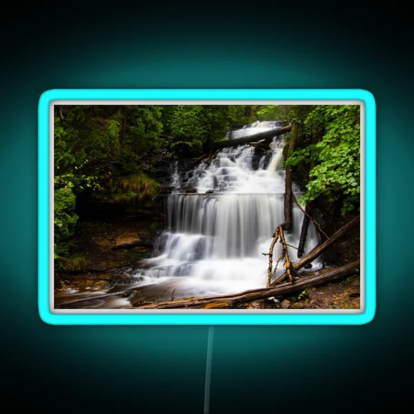Wagner Falls RGB Neon Sign