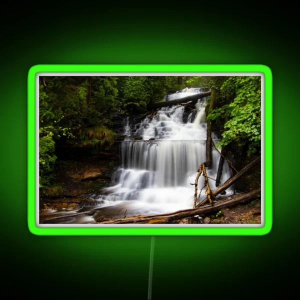 Wagner Falls RGB Neon Sign