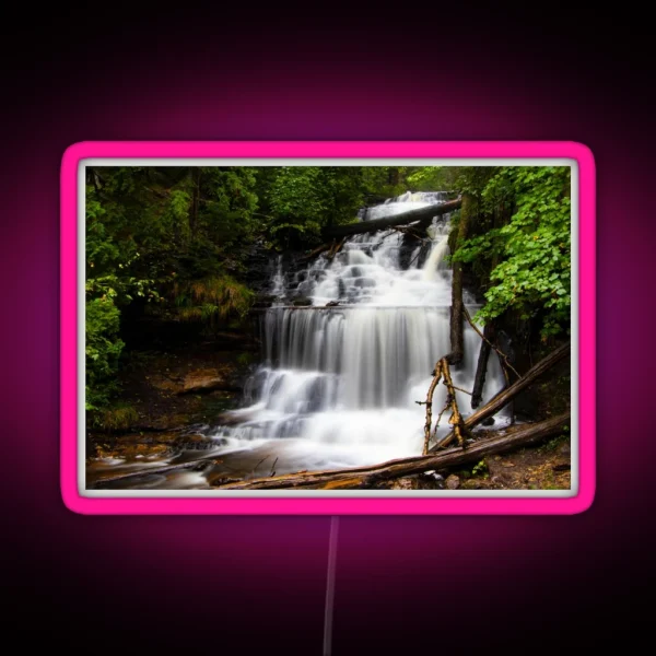 Wagner Falls RGB Neon Sign