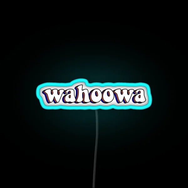 Wahoowa RGB Neon Sign