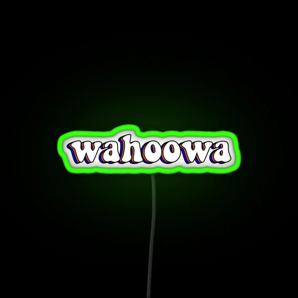 Wahoowa RGB Neon Sign