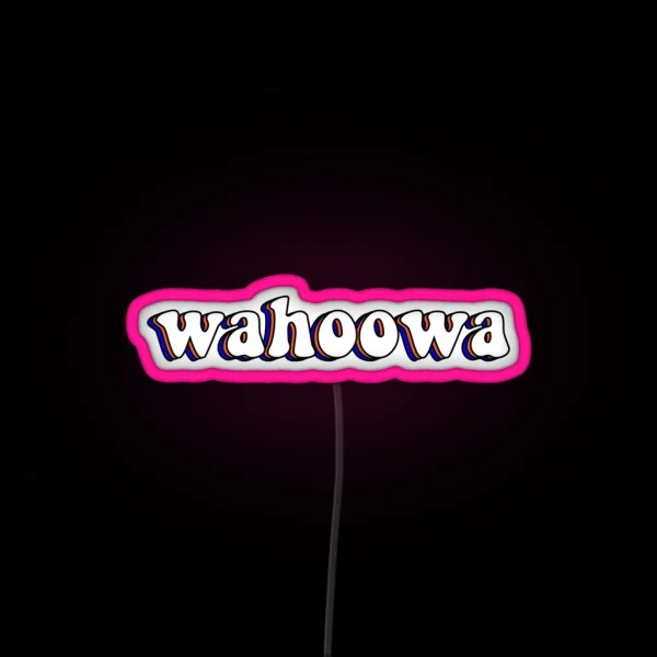 Wahoowa RGB Neon Sign