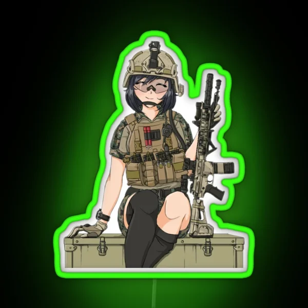 Waifu Operator Series RGB Neon Sign