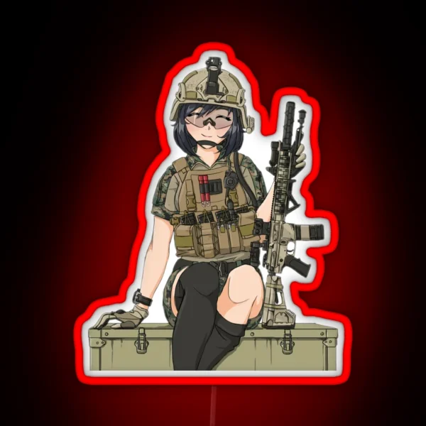 Waifu Operator Series RGB Neon Sign