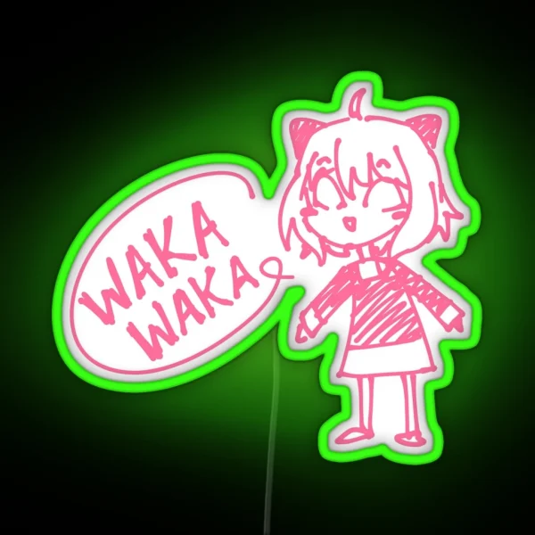 Waka Waka RGB Neon Sign
