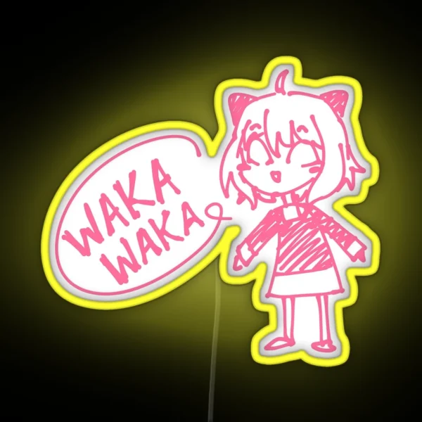 Waka Waka RGB Neon Sign