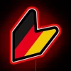 Authentic German-designed JDM-inspired Wakaba RGB neon light display accent.