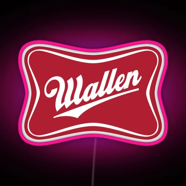 Wallen Beer Country Sign Parody Logo RGB Neon Sign