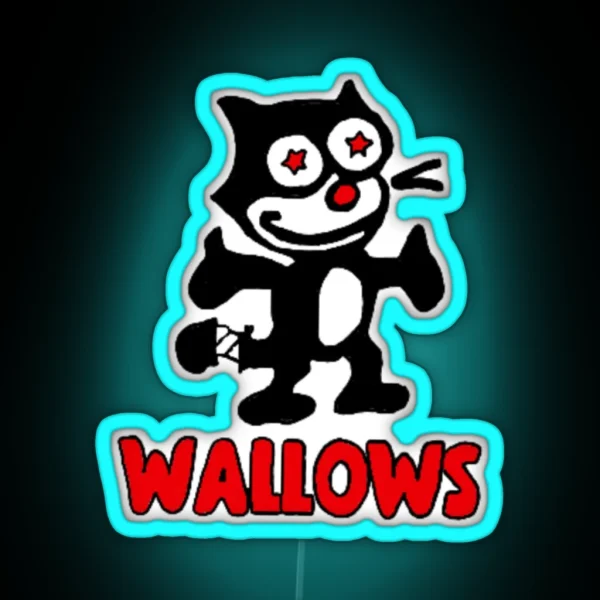 Wallows Cat RGB Neon Sign