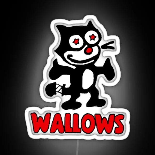 Wallows Cat RGB Neon Sign
