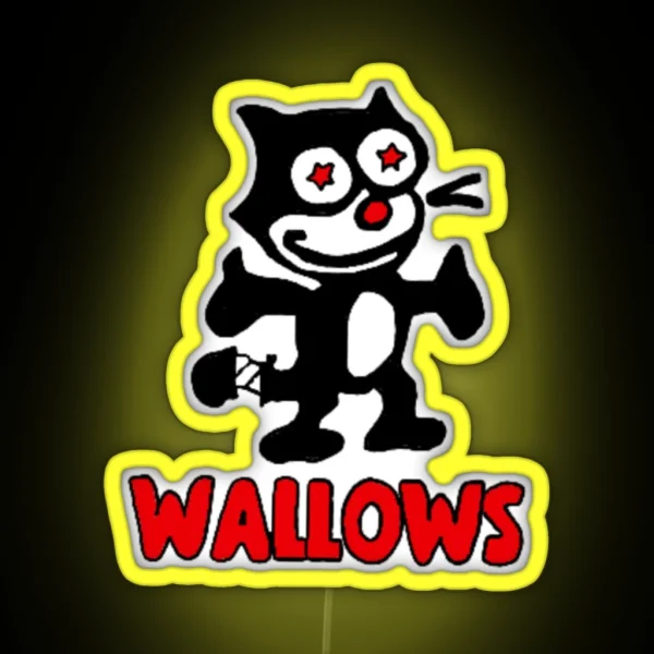 Wallows Cat RGB Neon Sign
