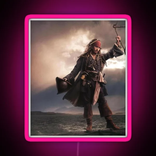 Wallpaper Art Depp RGB Neon Sign