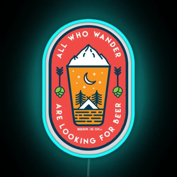 Wander For Beer RGB Neon Sign