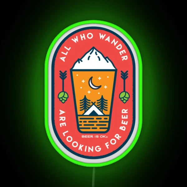 Wander For Beer RGB Neon Sign