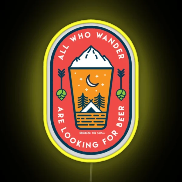 Wander For Beer RGB Neon Sign