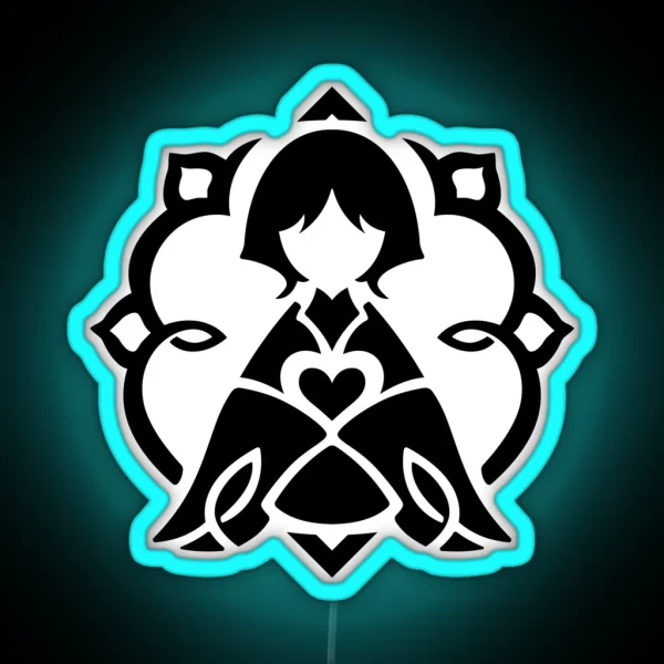 Wanderer Logo Genshin Impact RGB Neon Sign