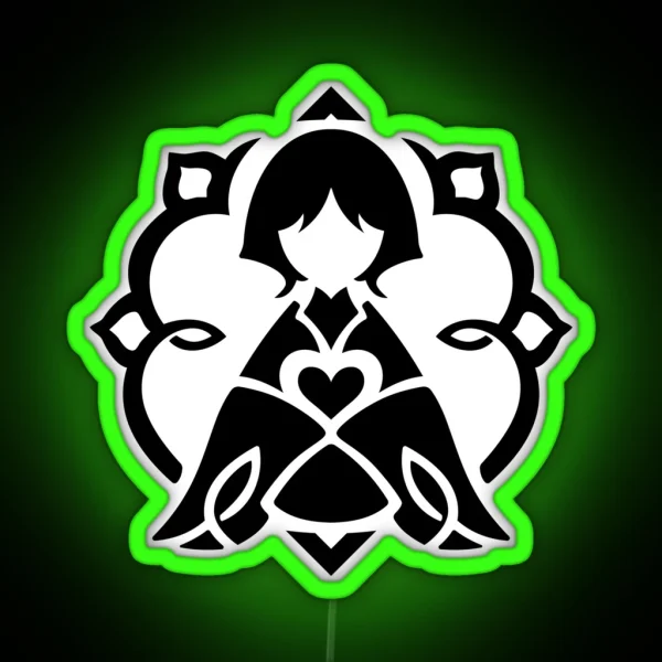 Wanderer Logo Genshin Impact RGB Neon Sign