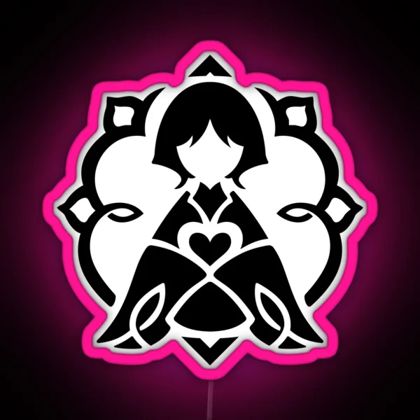 Wanderer Logo Genshin Impact RGB Neon Sign
