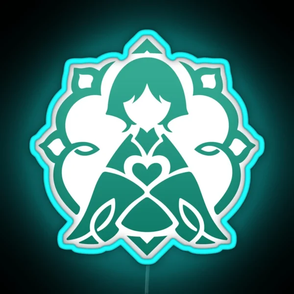 Wanderer Logo Genshin Impact RGB Neon Sign