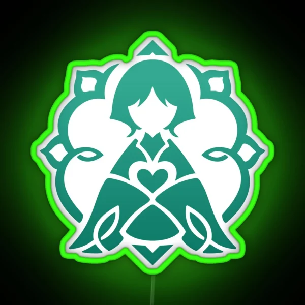 Wanderer Logo Genshin Impact RGB Neon Sign