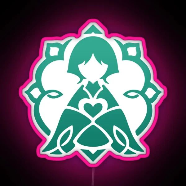 Wanderer Logo Genshin Impact RGB Neon Sign