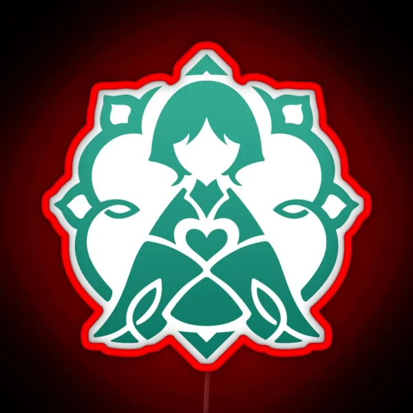 Wanderer Logo Genshin Impact RGB Neon Sign
