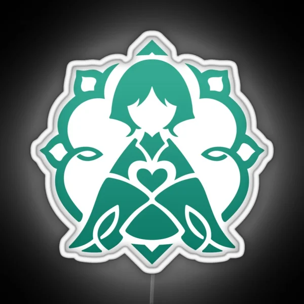 Wanderer Logo Genshin Impact RGB Neon Sign